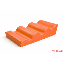 Module 4 vagues douce en mousse pvc h.30cm 90 x 60 jaune