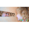 Miroir enfant incassable à expression en lot de 4