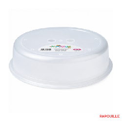 Cloche micro-ondes dia 26,5cm transparente