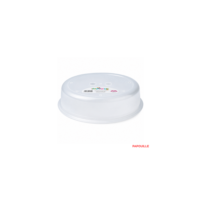 Cloche micro-ondes dia 26,5cm transparente