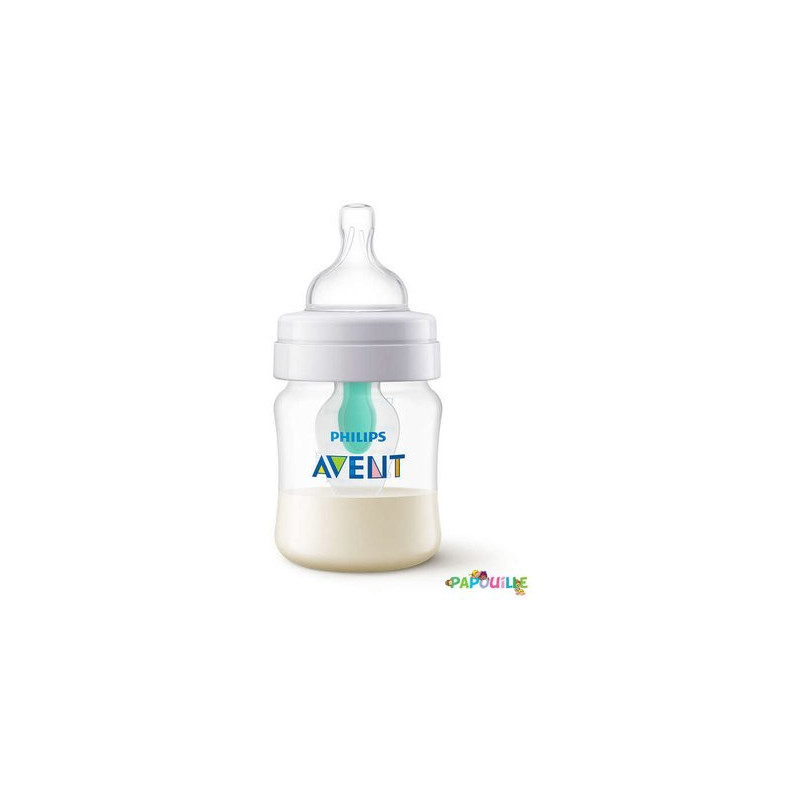 Biberon col large avent anti-colic - 125 ml avec valve airfree™