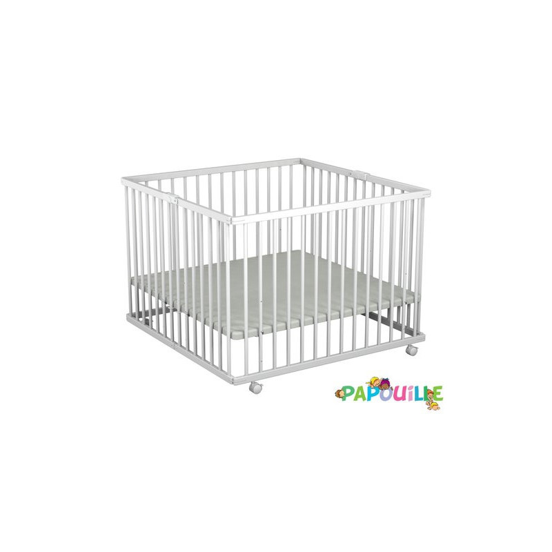 Parc enfant pliant xl blanc réglable 3 hauteurs