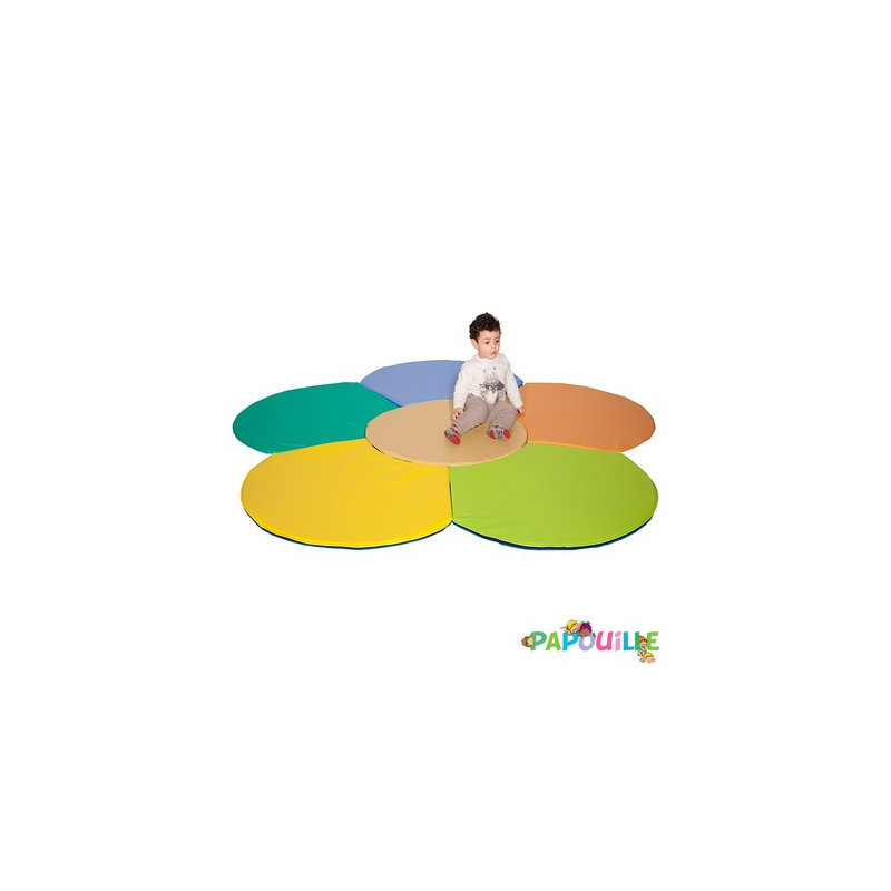 Tapis motricité libre pétales 240x240x2cm