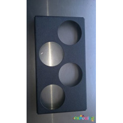 Plaque pour chauffe biberon professionnel 4 trous ø76mm
