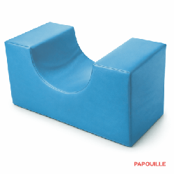 Le petit pont inversé de motricité enfant 60 x 60 x h 30 cm fuchsia