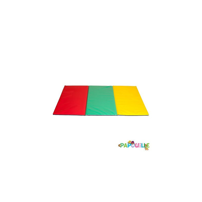 Tapis de sol de motricité pliant en mousse pvc 180x120x2cm