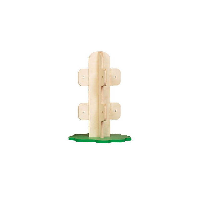 Poteau de raccordement pour cloison en bois