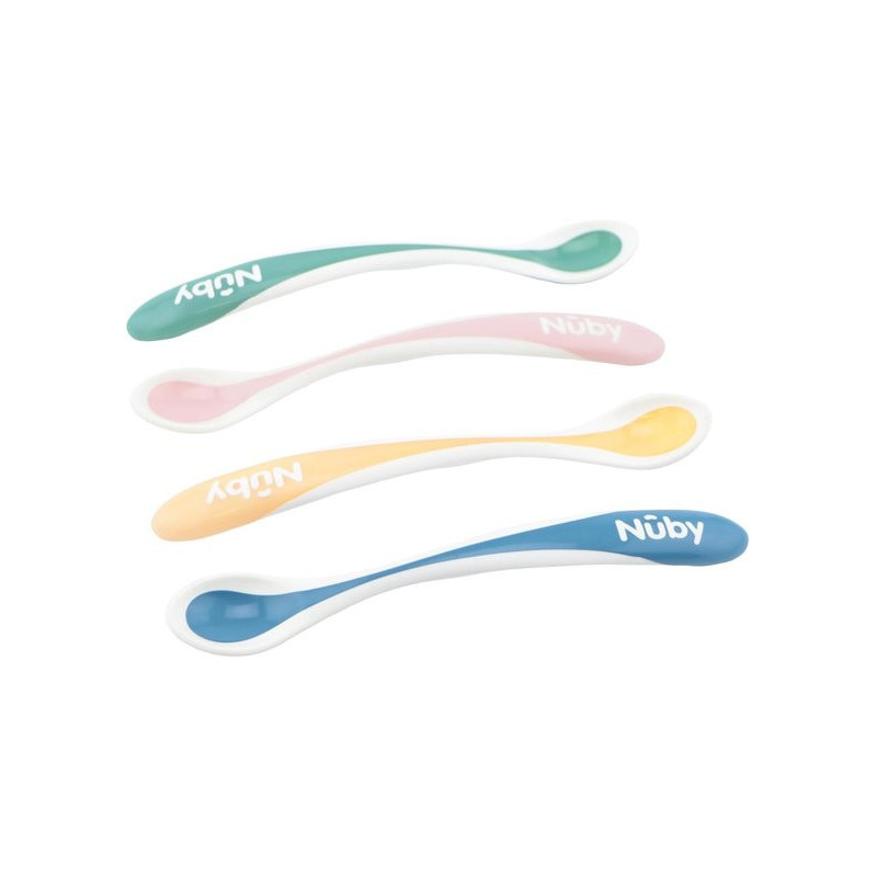 Cuillère thermosensible à bord doux – paquet de 4 - 3m+