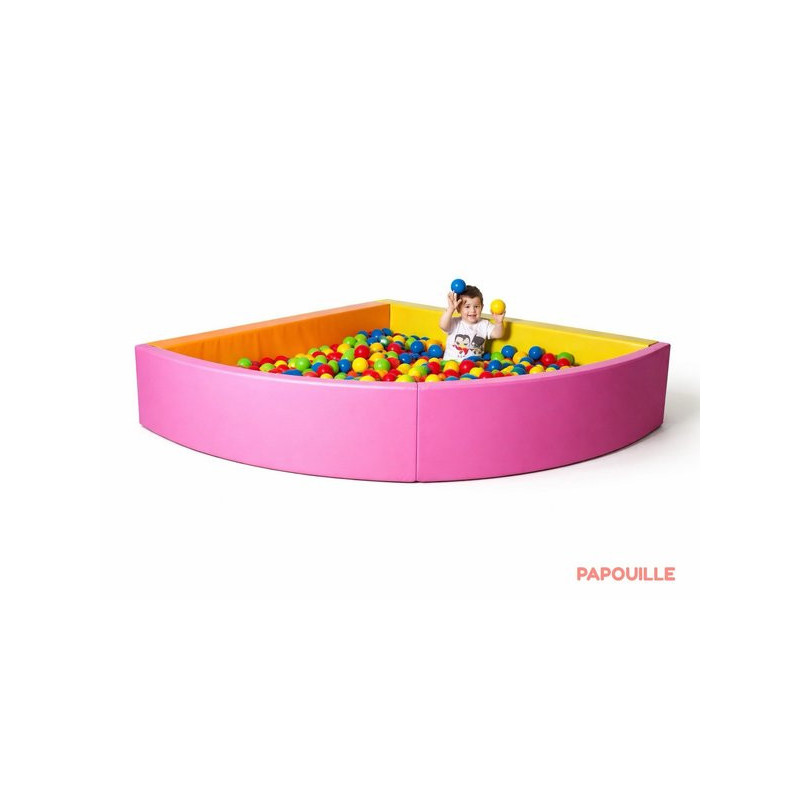 Piscine à balles d'angle pour enfant
