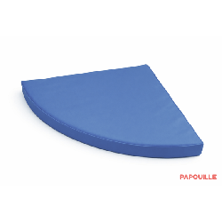 Tapis d'angle à 90° 1/4 rond 40x40x3cm fuchsia