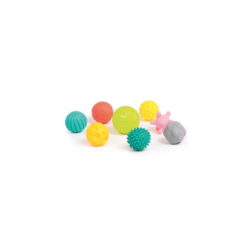 Lot de 8 balles sensorielles