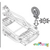 2 roues avant poussette double duette et triplette piroet peg perego
