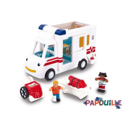 L'ambulance ludique et figurines secouristes wow