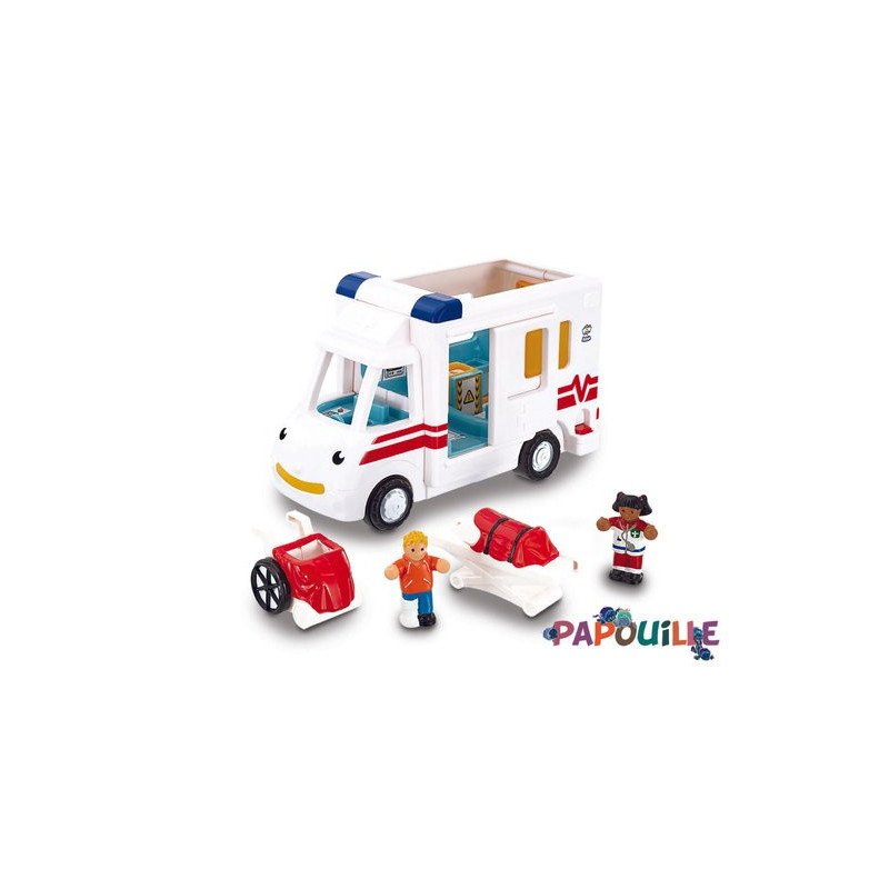L'ambulance ludique et figurines secouristes wow
