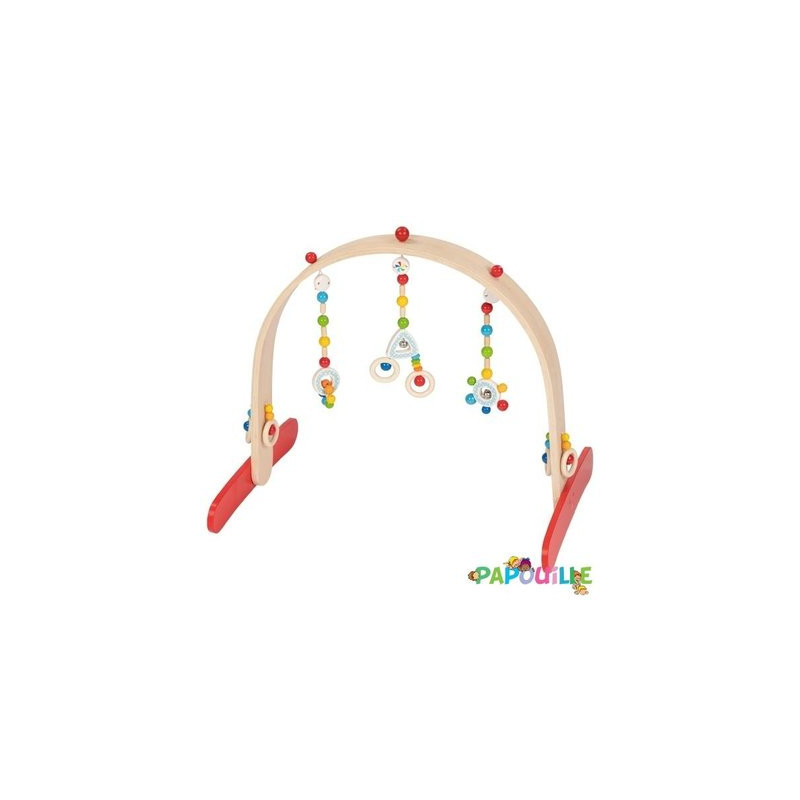 Portique d'activité bois confettis