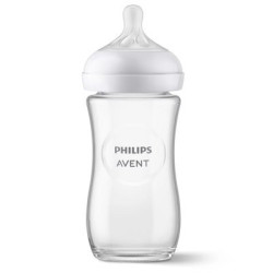 Biberon natural verre 240ml ( avent )