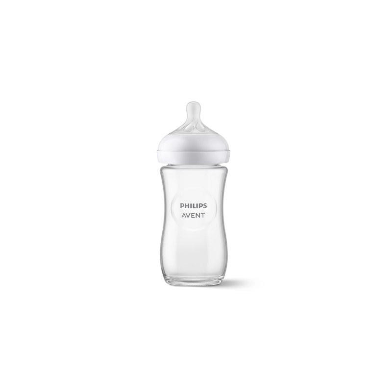 Biberon natural verre 240ml ( avent )