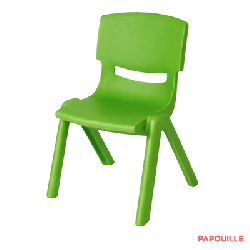 Chaise enfant monobloc t3 bleu