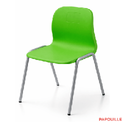 Chaise empilable clara t1 jaune