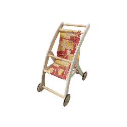 Poussette en bois pour enfant