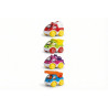 Lot de 4 mini véhicules