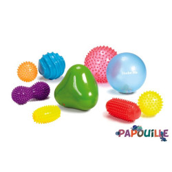 9 balles sensorielles