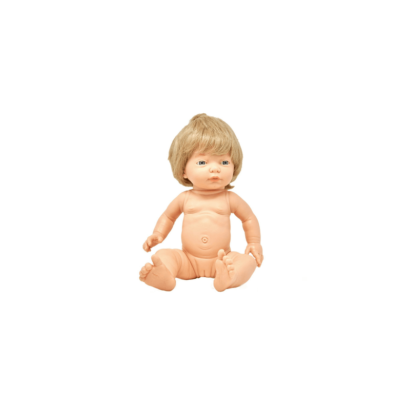 Poupée corps dur avec cheveux européen 40cm fille mazal