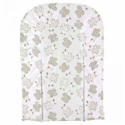 Matelas a langer incurvé en mousse pvc décor lapin