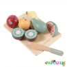 Fruit à découper en bois