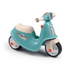 Porteur scooteur bleu