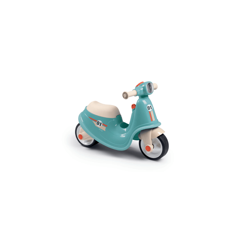 Porteur scooteur bleu