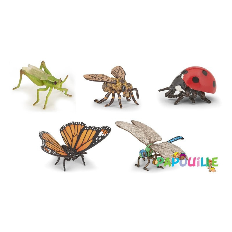 Figurines les insectes du jardin