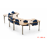 Chaise haute 7 places en bois
