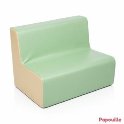 Canapé mousse 2 places hauteur 25 cm