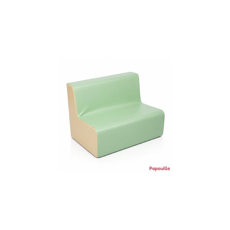 Canapé mousse 2 places hauteur 25 cm