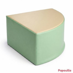 Pouf triangle en mousse imperméable assise 25 cm