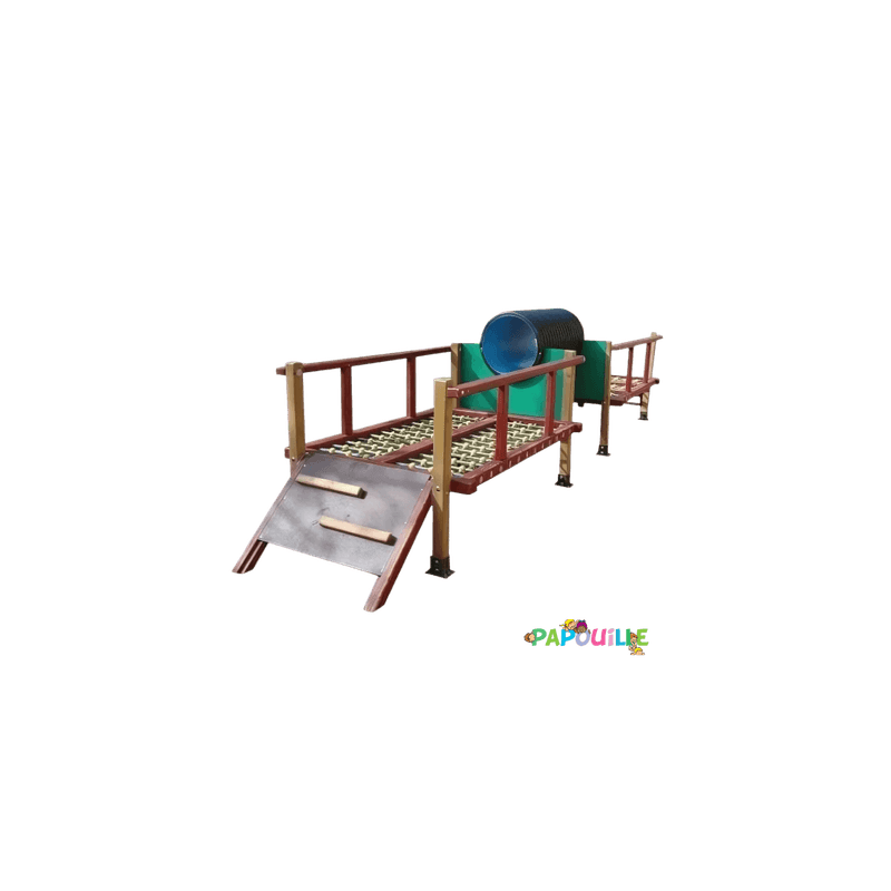 Parcours pour aire de jeu enfant