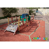 Parcours pour aire de jeu enfant