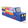 Camion de coussins bleu