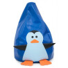 Pouf bleu pingouin