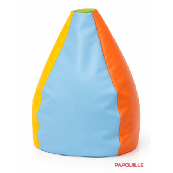 Pouf poire 4 couleurs