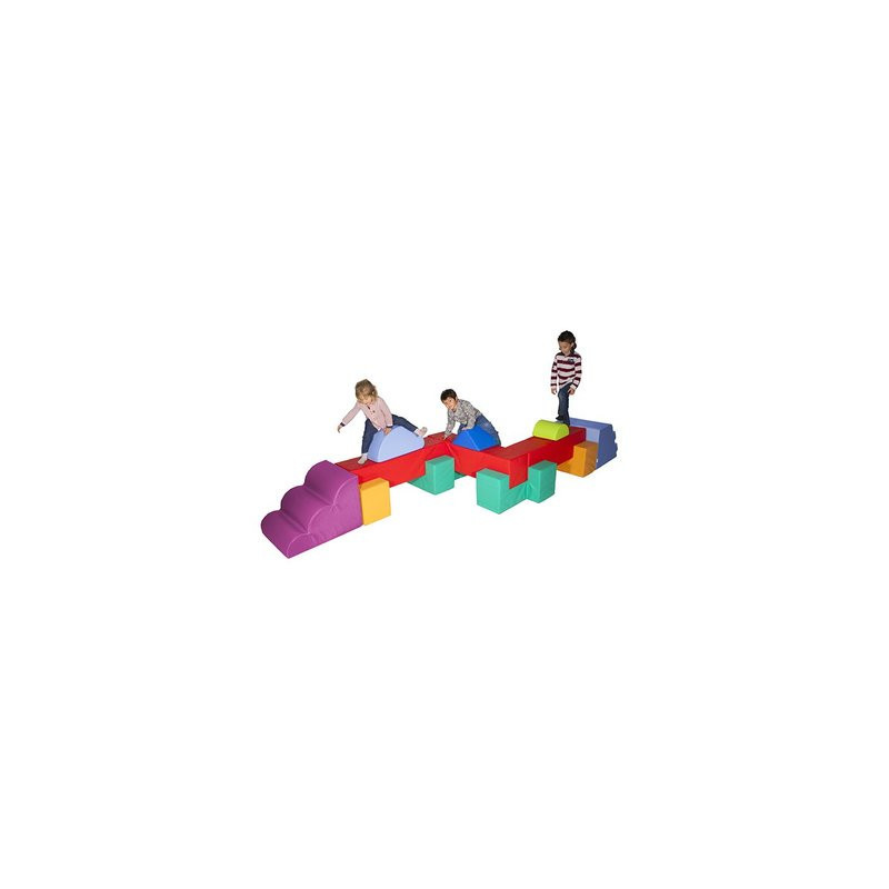 Parcours de motricité zig-zag
