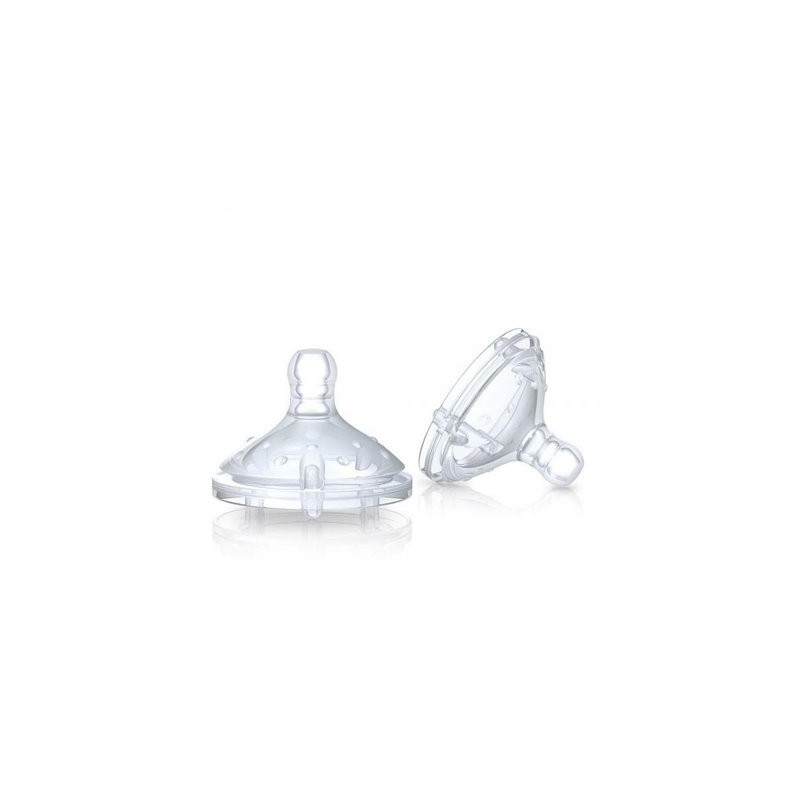 Tétine de remplacement softflex™ - débit variable 1.2.3 – 3m+ nuby