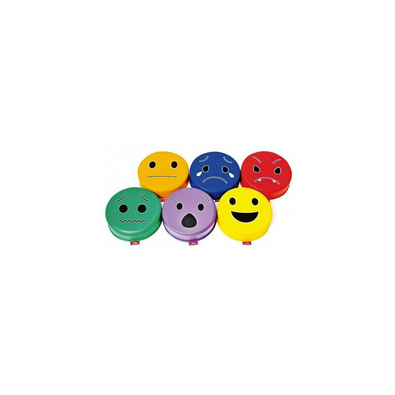 Lot de 6 coussins émotions