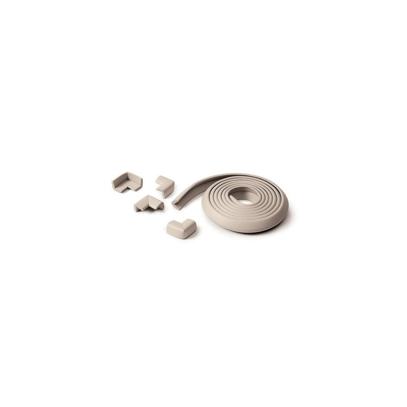 Rouleau mousse antichoc + 4 coins - gris clair