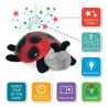 Veilleuse coccinelle à projections lumineuses