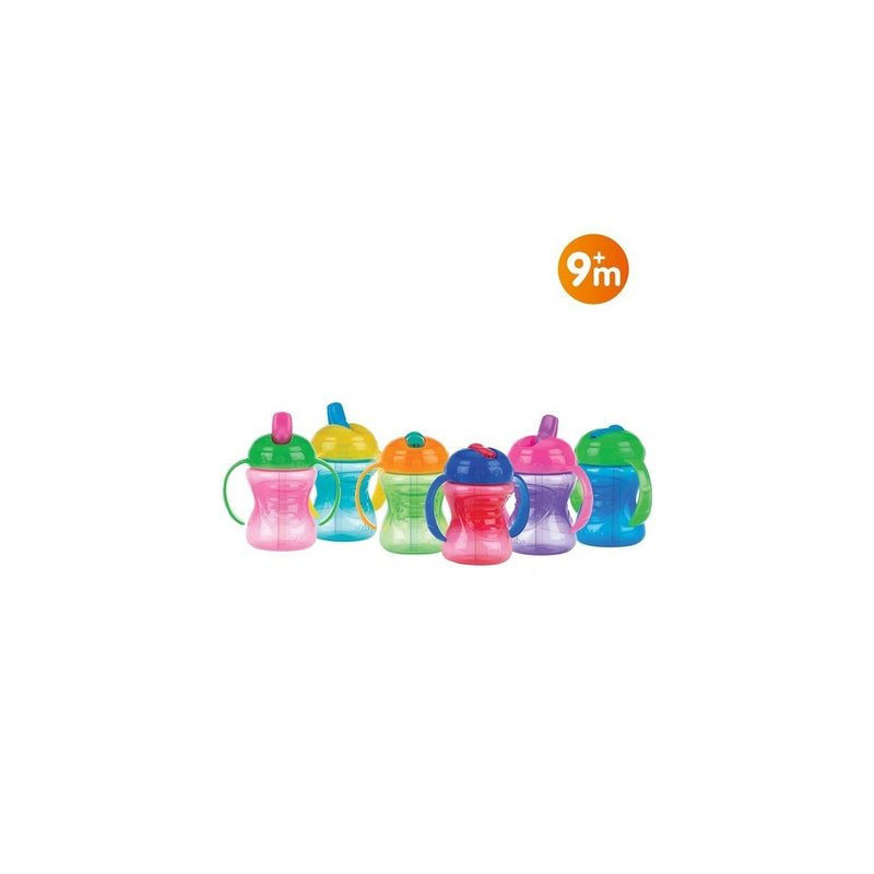 Gobelet 2-en-1 à bec dur et débit libre – 240ml - 9m+