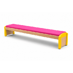 Banc sans dossier naturel wkc t2