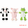 Marionnettes vache, cochon et grenouille (avec pattes)