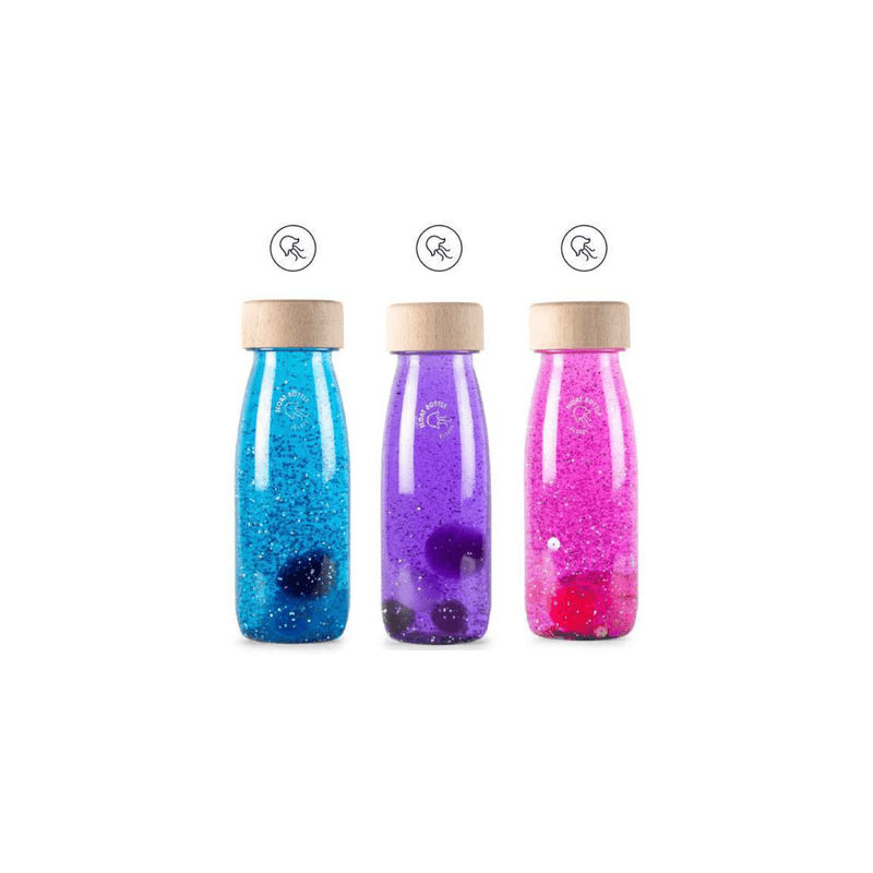 Lot de 3 bouteilles sensorielles magic